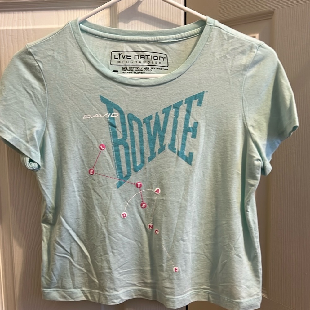 live nation, small, light blue/teal